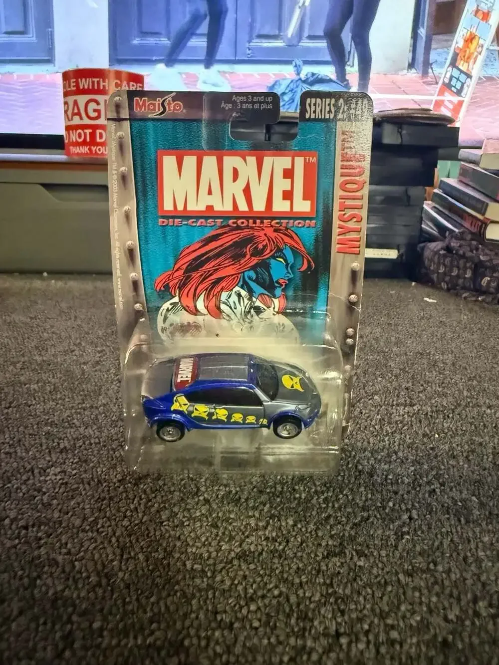 Maisto Marvel Die-Cast Collection Series 2 #49 Mystique Pontiac Piranha Concept